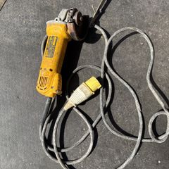 DeWalt angle grinder 110 V