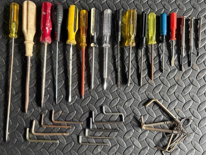 Various Screwdrivers and Alan Keys