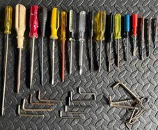 Various Screwdrivers and Alan Keys