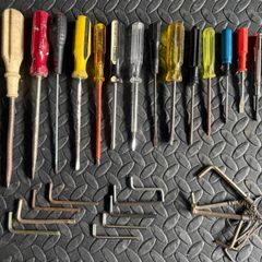 Various Screwdrivers and Alan Keys