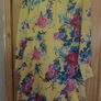 Mustard floral mini dress (free postage) Image 9