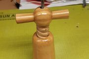 Cork screw wooden