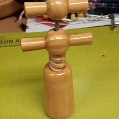 Cork screw wooden