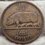 Ireland 1933 Half Penny 1/2d Coin Image 3