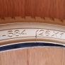New 26" X 1 1/2 Beige Tyres + Tubes Image 4