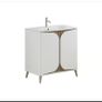 Tambour crosswater floorstanding 600 SALE 50% of rrp  with worktop are basin Image 4