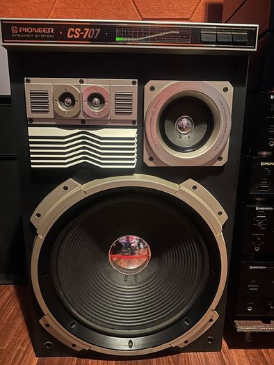 Pioneer CS -707 speakers.