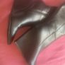 Rita Ora knee high wedge boot sz 6 Image 3