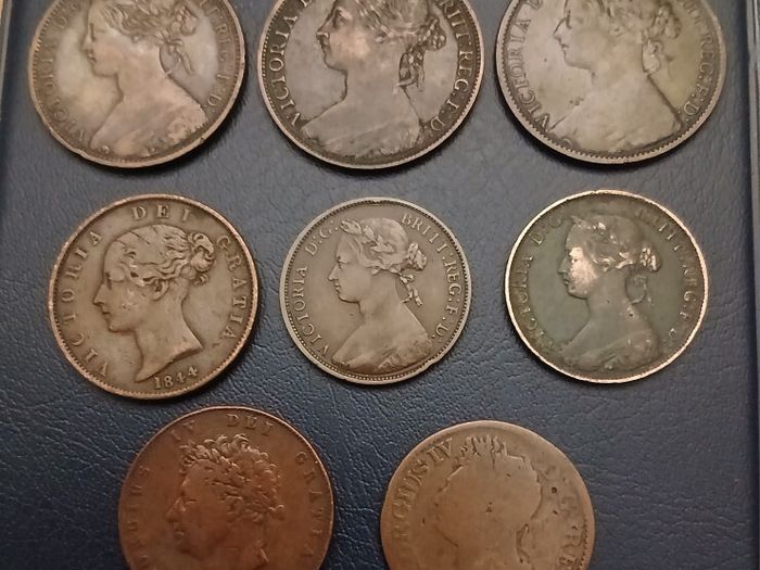 Victoria Penny & Half Penny Job Lot