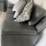 Sofa grey leather 3+2 seater Image 5