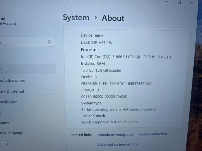 Touch Dell Latitude 7400