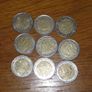 Collection of 2 Euro coins (194 coins) Image 2