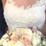 Wedding dress & accessories  - size 10 Image 4