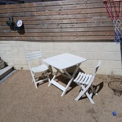 Garden table and chairs