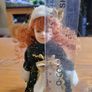 Vintage Christmas porcelain doll Image 3