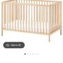 IKEA sniglar cot and baby elegance mattress Image 2