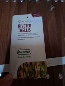 Riveted Garden Trellis