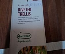 Riveted Garden Trellis