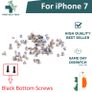 For iPhone 7 4.7" Full Complete Screw Set Repair Fix With 2 Black Bottom Screws - FHT23IPFC Image 2