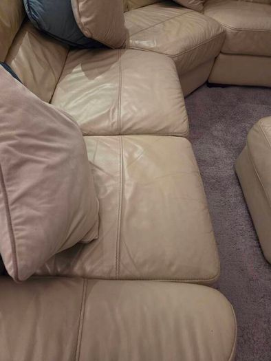 leather corner sofa