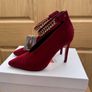 Una Healy Red Suede High Heel Court Shoes UK 6 EU 39 New With Box Image 4