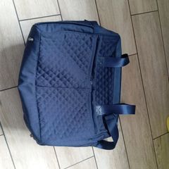baby changing bag navy quilted  mountain warehouse