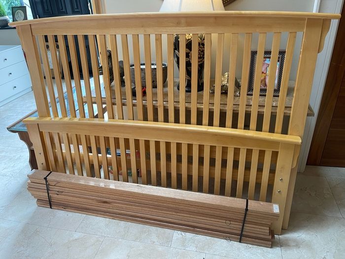 Magnificent Sturdy 5Ft Wooden King Size Bed Frame - Can Deliver