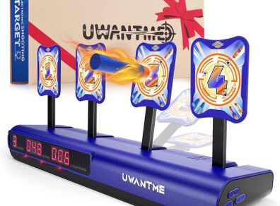 Electronic Shooting Target for Nerf Guns Toys Scoring Auto Reset Digital Target Toys for Kids Boys Girls