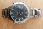 Men's Louis Valentin LV632  World Time  Alarm  Timer Watch