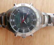 Men's Louis Valentin LV632  World Time  Alarm  Timer Watch