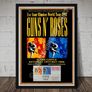Guns n Roses Slane Castle 1992 concert poster with ticket reproduction print Image 2
