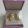 18K Gold-Plated Shell Earrings by MeMe London Image 4
