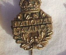 WW2 National Savings plastic pin badge (1940s). Home Front.