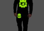 Glow in the dark Liverpool Fit Hoodie Men Set liverpool Hoodie + trousers pants
