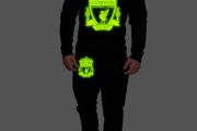 Glow in the dark Liverpool Fit Hoodie Men Set liverpool Hoodie + trousers pants