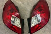 Pair of Genuine Opel Corsa D Rear Tail Lights Lamps 13269050 / 13269051