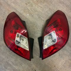 Pair of Genuine Opel Corsa D Rear Tail Lights Lamps 13269050 / 13269051