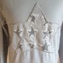 Sarah Tempest Ladies Cotton Top Sweater Grey With Star Motif Long Sleeves Payment by Paypal or Revolut Image 2