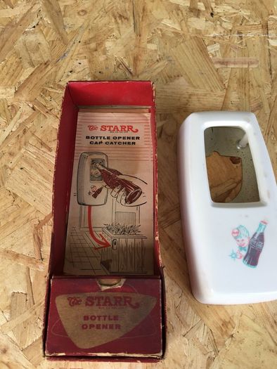 Coca Cola 1950 Bottle Opener and Cap Catcher