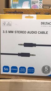 Audio Cable 3.5 mm - 3.5 mm Jack to Jack Lead 5 Meter