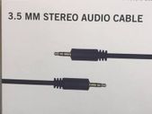 Audio Cable 3.5 mm - 3.5 mm Jack to Jack Lead 5 Meter