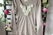 Hollister long sleeve Henley size large