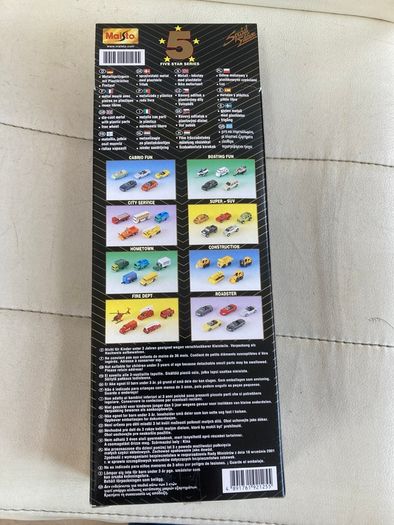 Maisto Year 1995 5 stars collection