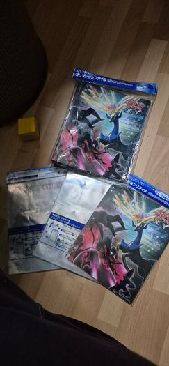 pokemon xy binder and 3 packets of inserts