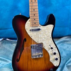Fender Mex '69 thin line tele. 3 Tone sunburst 2007.