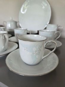 Tea Cups, Saucers Side Plates Cake Plate
