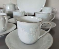 Tea Cups, Saucers Side Plates Cake Plate