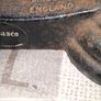 Vintage Black Librasco Cast Iron and Brass Kitchen Scales around 1930s Postage Available or Collection Image 7