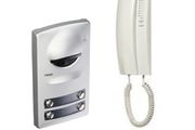 TEGUI  2 House 2-Wire Audio Entry Kit with Serie 7 Surface Mounted Panel and Telephone