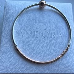 Pandora Moments Three-Link Bangle Bracelet-Brand new